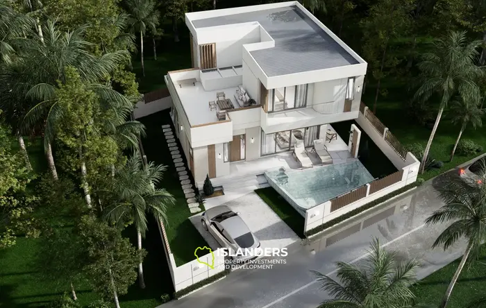 3-bdrm pool villa in a quiet green area (Maenam)