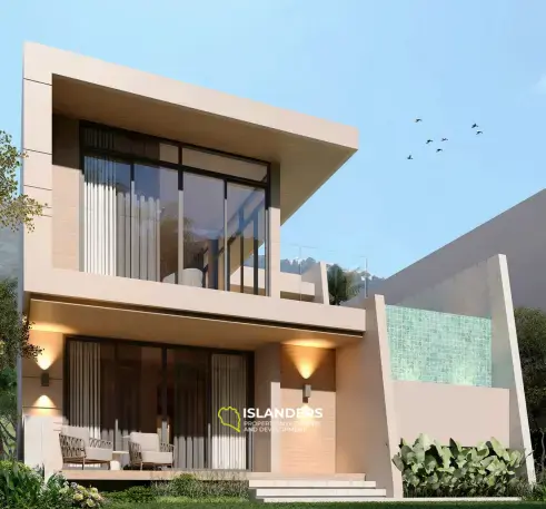 Three-bdrm pool villa with a thoughtful layout (Plai Laem)