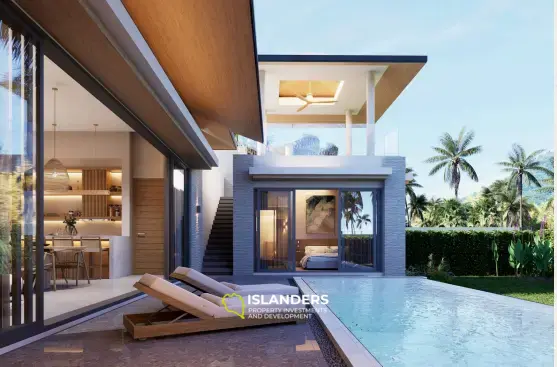 Three-bdrm pool villa with a thoughtful layout (Plai Laem)
