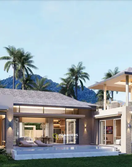 Three-bdrm pool villa with a thoughtful layout (Plai Laem)