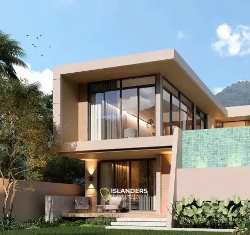 Three-bdrm pool villa with a thoughtful layout (Plai Laem)