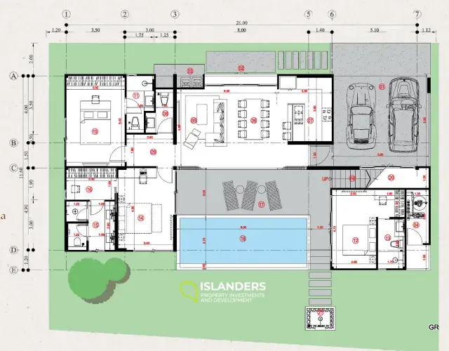 Three-bdrm pool villa with a thoughtful layout (Plai Laem)