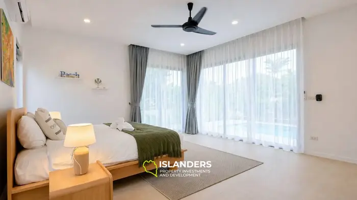 3-bdrm pool villa with spacious plot (Maenam)