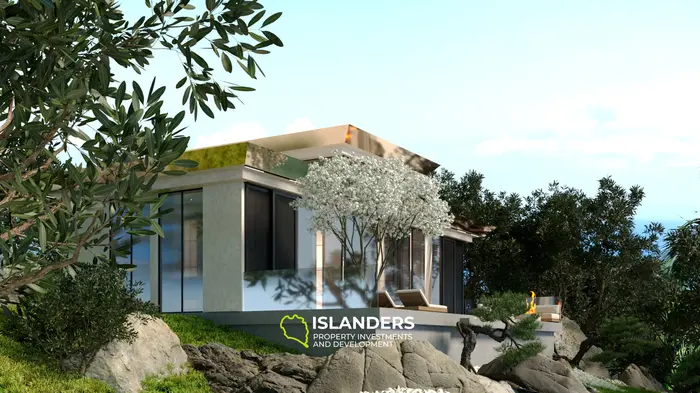 Modern Japanese-Inspired Luxury 3BD Pool Villas in Koh Phangan