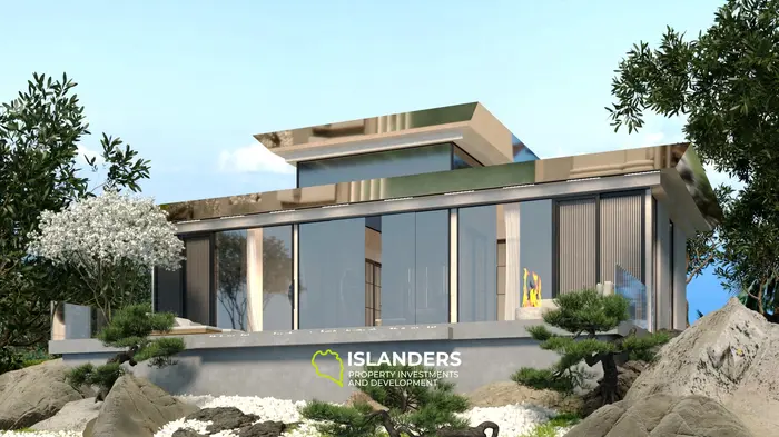 Modern Japanese-Inspired Luxury 3BD Pool Villas in Koh Phangan