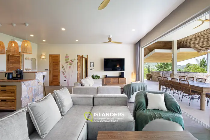 Stunning Sea View 3,5-BR Villa in Koh Phangan, Chaloklum for rent