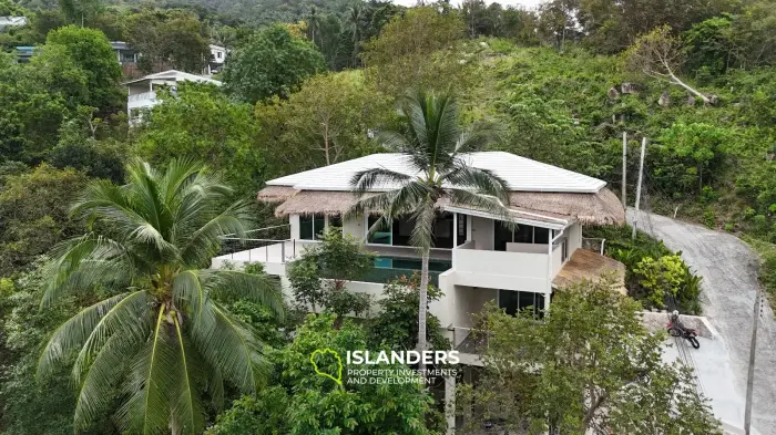 Stunning Sea View 3,5-BR Villa in Koh Phangan, Chaloklum for rent