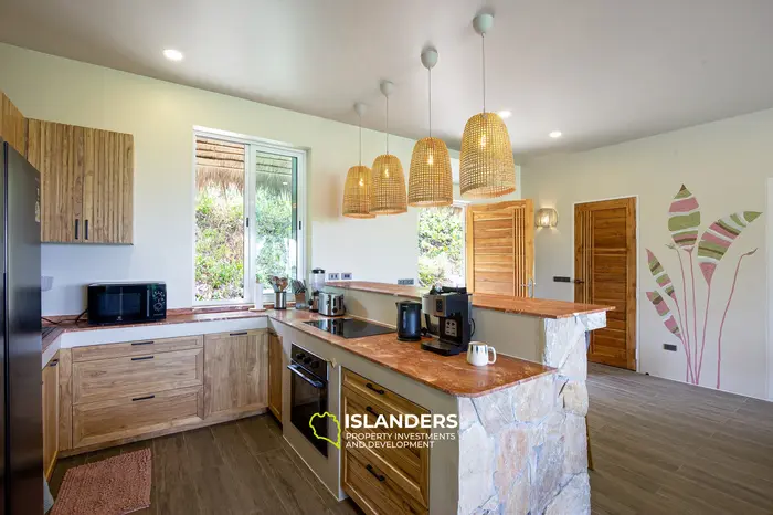 Stunning Sea View 3,5-BR Villa in Koh Phangan, Chaloklum for rent