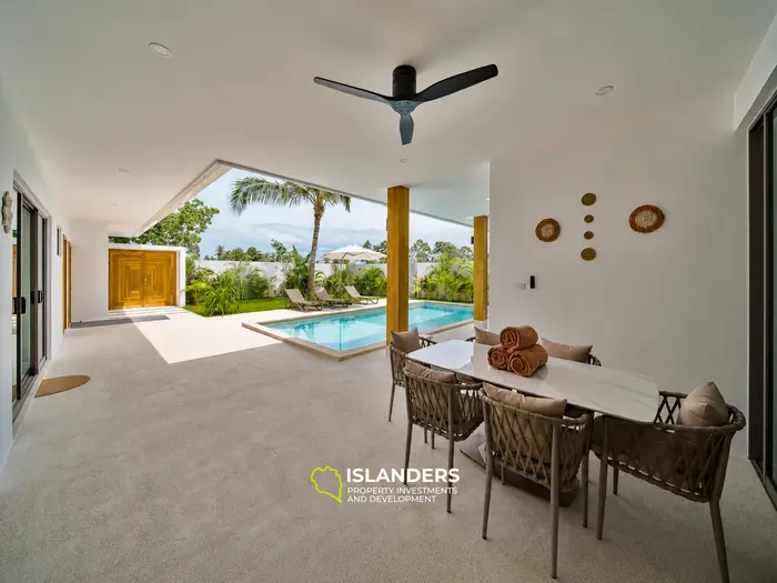 Brand new 3 bdrm pool villa (Lamai)