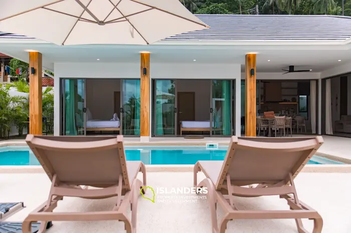 Brand new 3 bdrm pool villa (Lamai)