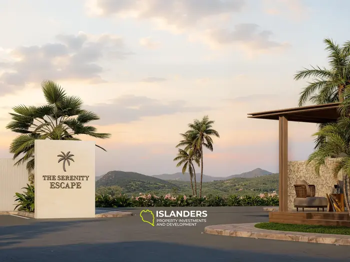 A private 2-bdrm pool villa in a quiet, green part of the island (Maenam)