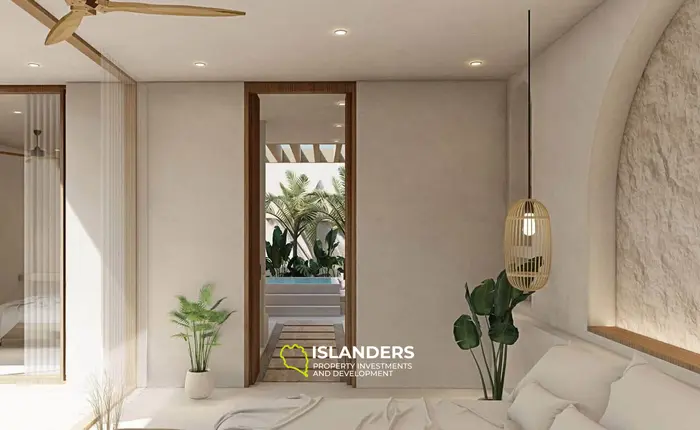 A private 2-bdrm pool villa in a quiet, green part of the island (Maenam)