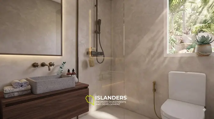 Modern 3-bdrm pool villa with views of the sea and sunsets (Maenam)