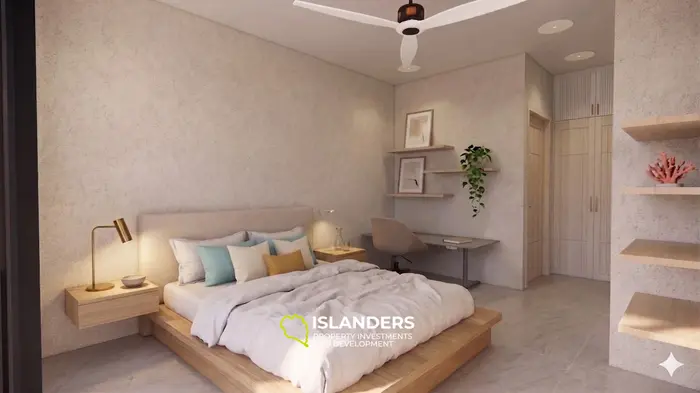 Modern 3-bdrm pool villa with views of the sea and sunsets (Maenam)