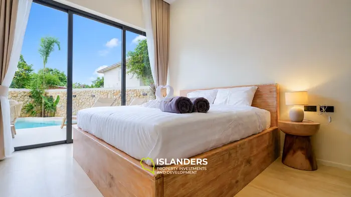 3-bdrm pool villa with a solar panels and a private well (Bophut)