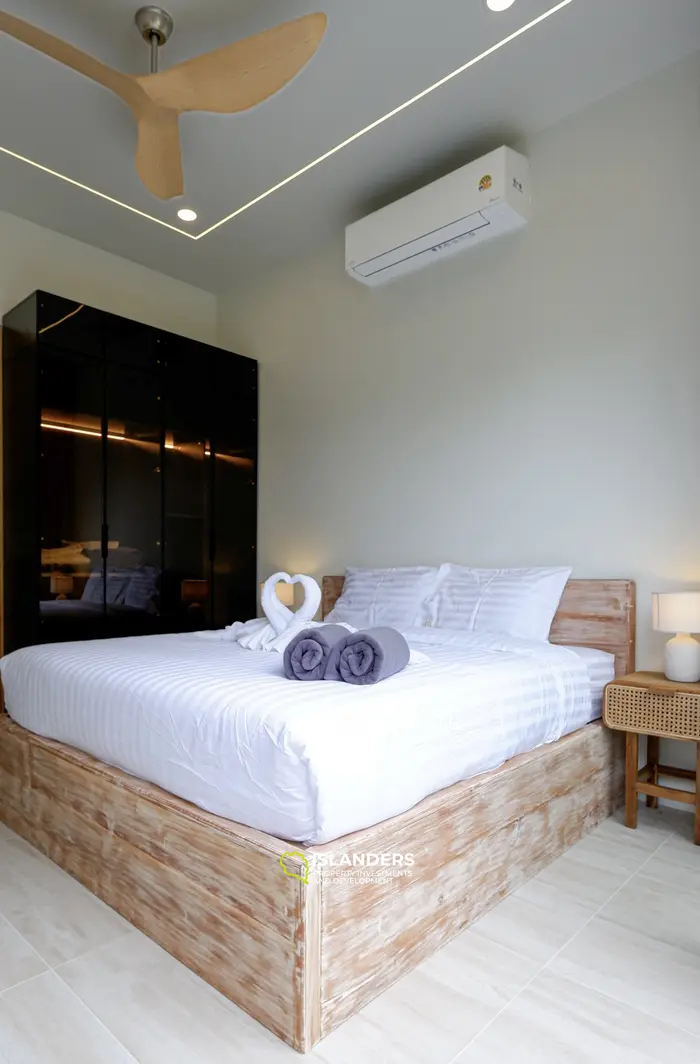 3-bdrm pool villa with a solar panels and a private well (Bophut)