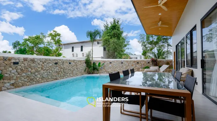 3-bdrm pool villa with a solar panels and a private well (Bophut)