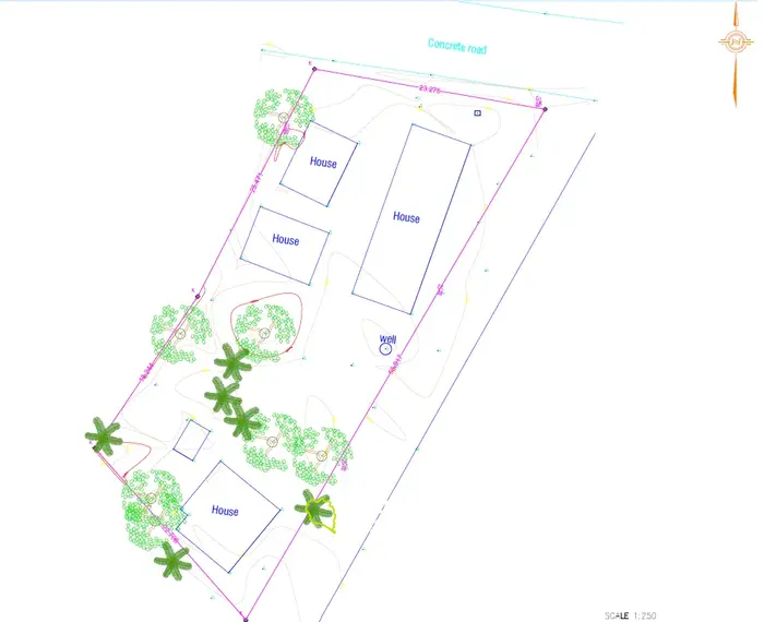 Plot of 1,048 m2 on the road side of Chaloklum