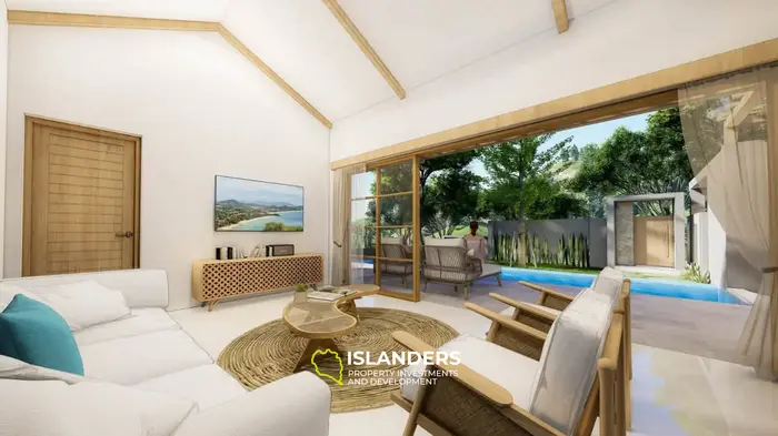Modern 3-bdrm pool villa near the international school (Lamai)