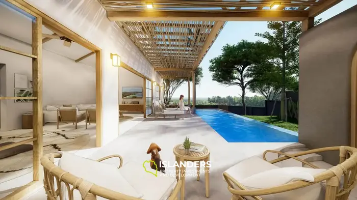 Modern 3-bdrm pool villa near the international school (Lamai)