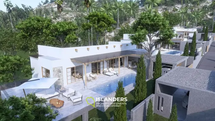 3-bdrm pool villa with a large open-air relaxation area (Lamai)