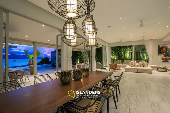 6-bdrm pool villa with ocean view (Choeng Mon)