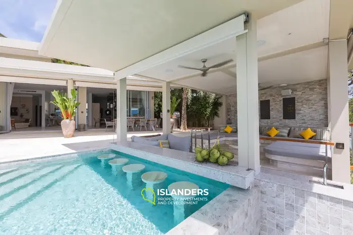 6-bdrm pool villa with ocean view (Choeng Mon)