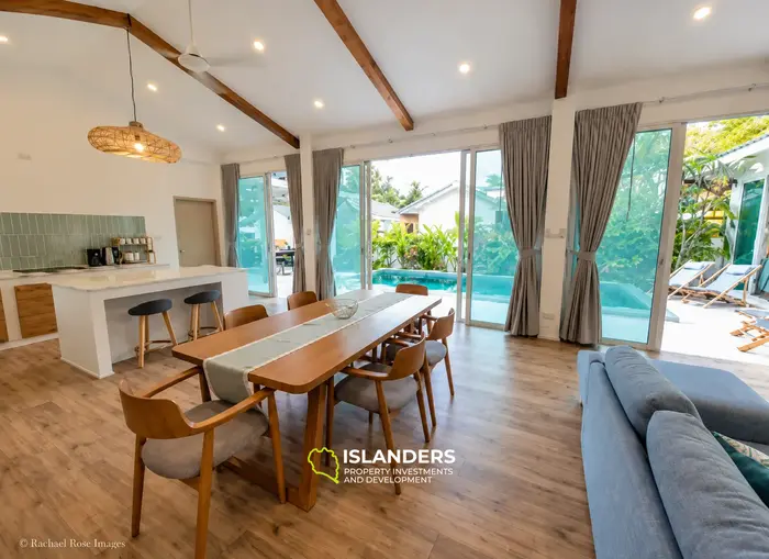 🌴 4-Bedroom Private Pool Villa – Wok Tum, Koh Phangan 
