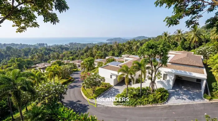 2-bdrm pool villa with panoramic views 3 minutes from the beach (Lamai)