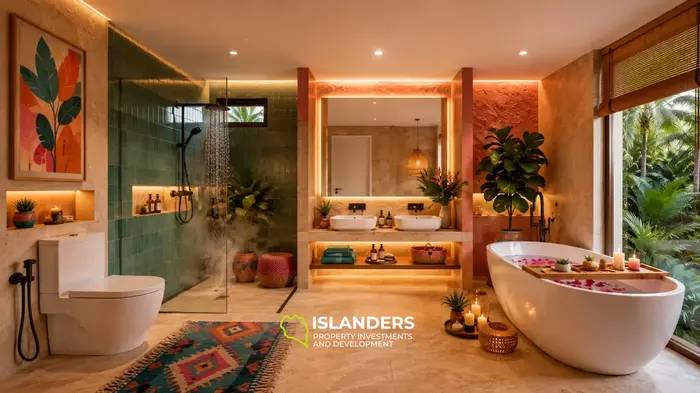 2-bdrm pool villa with panoramic views 3 minutes from the beach (Lamai)
