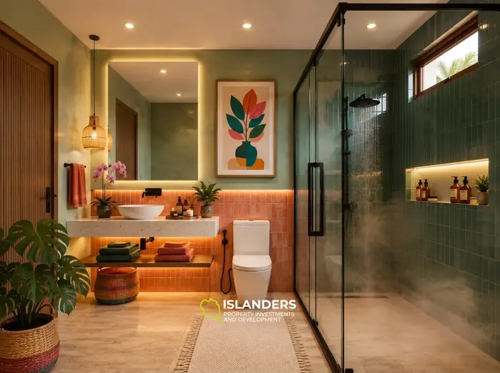 3-bdrm hillside villa with a pool and sea view (Lamai)
