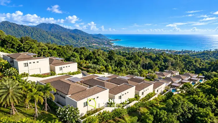 3-bdrm hillside villa with a pool and sea view (Lamai)