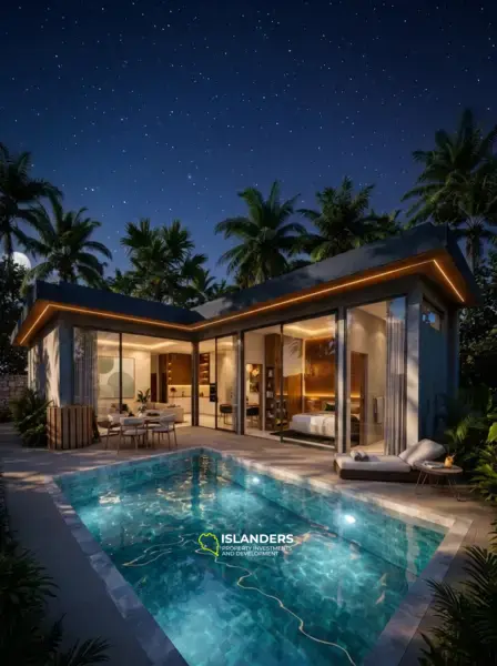 One-bdrm pool villa for comfortable living in a tropical climate (Plai Laem)
