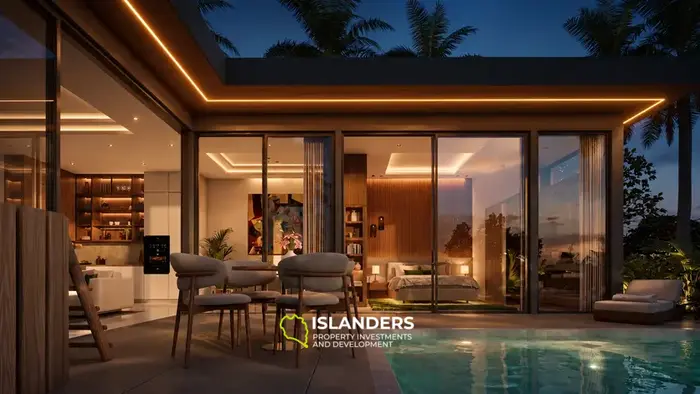 One-bdrm pool villa for comfortable living in a tropical climate (Plai Laem)