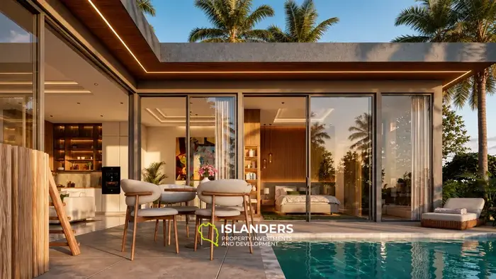 One-bdrm pool villa for comfortable living in a tropical climate (Plai Laem)