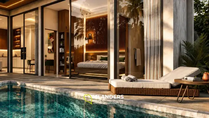 One-bdrm pool villa for comfortable living in a tropical climate (Plai Laem)