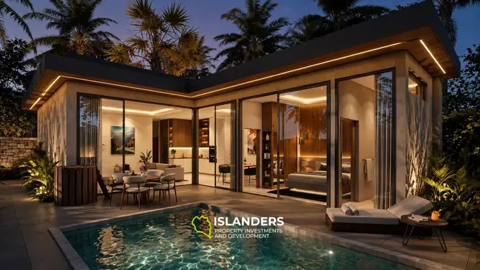 2-bdrm pool villa with convenient access to beaches and restaurants (Plai Laem)