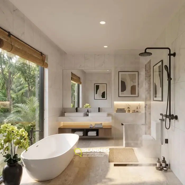 Comfortable 2-bdrm pool villa with views of the sea and tropical surroundings (Chaweng)