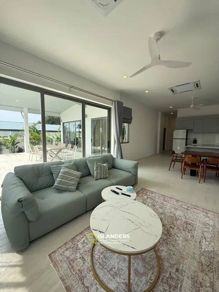 3-bdrm pool villa with a plot featuring a tropical garden (Choeng Mon)