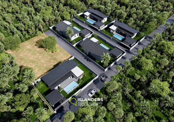 3-bdrm pool villa with a plot featuring a tropical garden (Choeng Mon)
