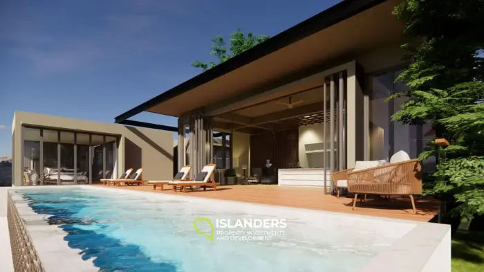 3BR villa with stunning  Sea View on Haad Yao, Koh Phangan, land plot (12) 863 sqm for sale