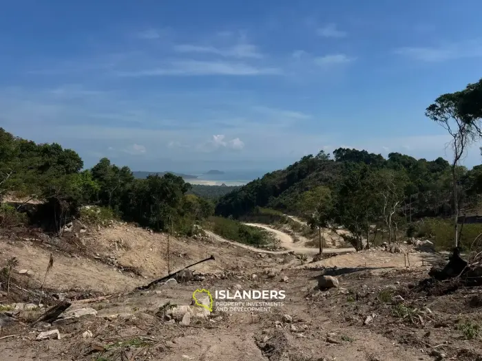 Fantastisches Grundstück mit Sonnenuntergangsseite und Meerblick auf Haad Yao, Koh Phangan, Grundstück 802 m² zu verkaufen