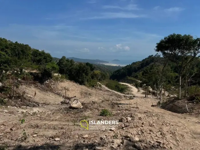Fantastisches Grundstück mit Sonnenuntergangsseite und Meerblick auf Haad Yao, Koh Phangan, Grundstück 802 m² zu verkaufen