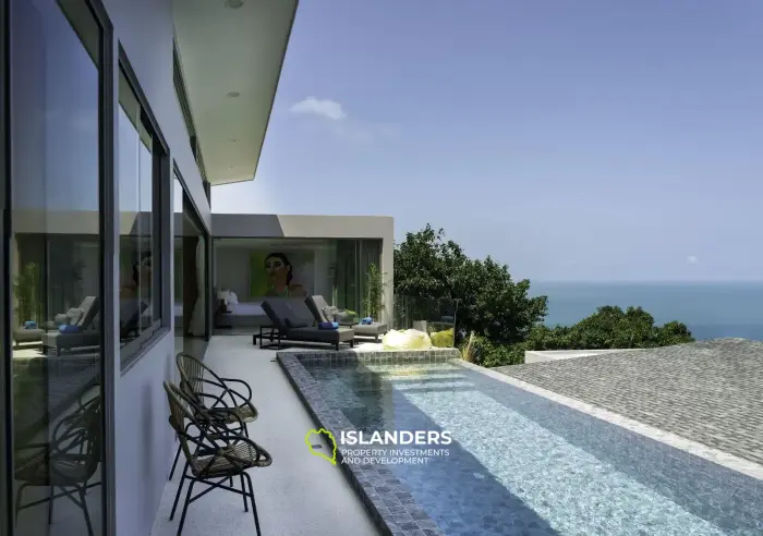 Brandneues Haus zum Verkauf mit atemberaubendem Meerblick