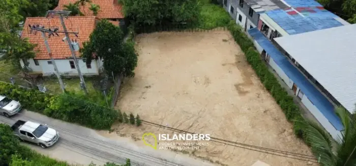  426 m² flaches Grundstück mit Gartenblick in Bophut zu verkaufen