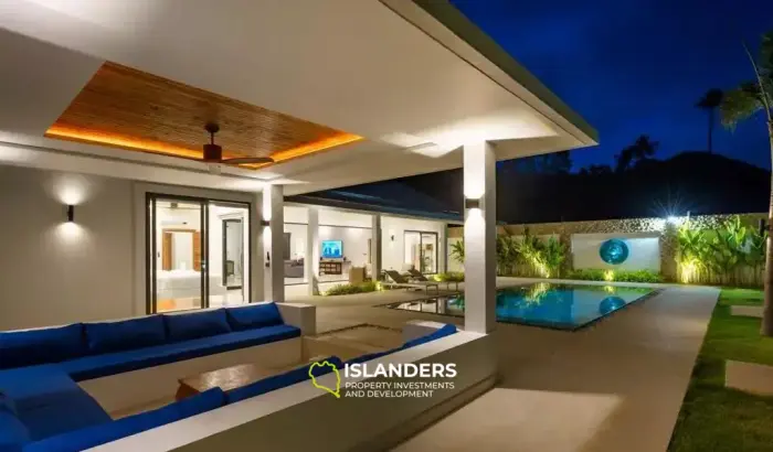 Moderna y hermosa villa en Maenam en venta