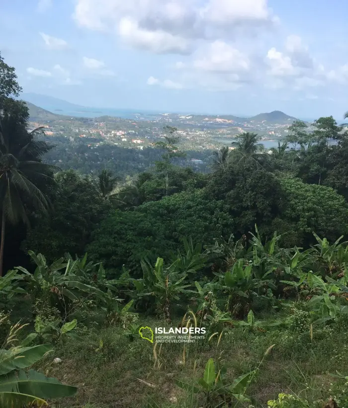 Chaweng Hill Terrain avec vue mer
