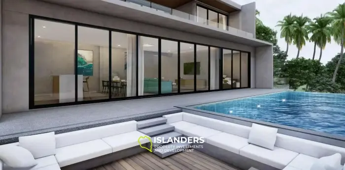 וילה 3 חדרי שינה למכירה בוילת S CUBE Seaview Pool