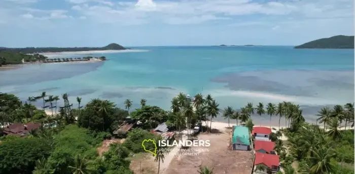 Terrain Pieds dans l'eau au Sud Ouest de Koh Samui