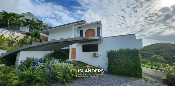New Villa 5 Bedrooms in Bophut with Sea Views for Sale